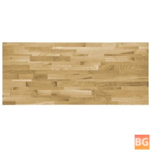 Table Top - Solid Oak Wood - Rectangular 1.7