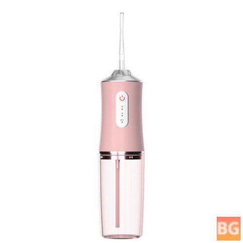 USB Rechargeable Dental Water Flosser with 4 Nozzles