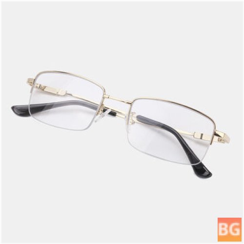 Half Frame Reading Glasses with Dual Zoom and Color Change - Unisex