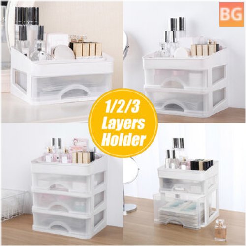 Cosmetic Organizer for Desktop with Drawer