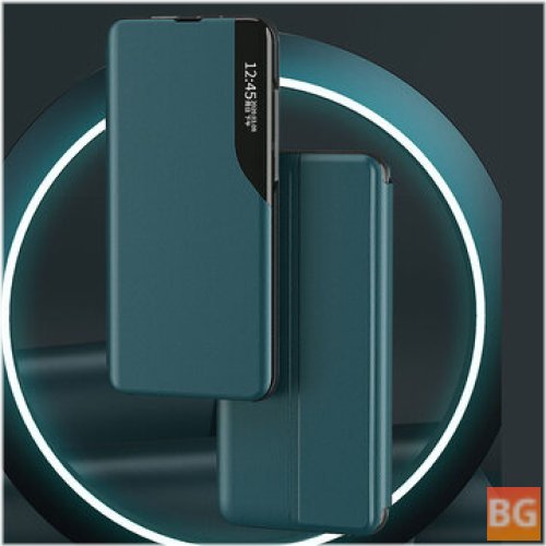 Samsung Galaxy A51 case with Magnetic Sleep Window - Protective Cover