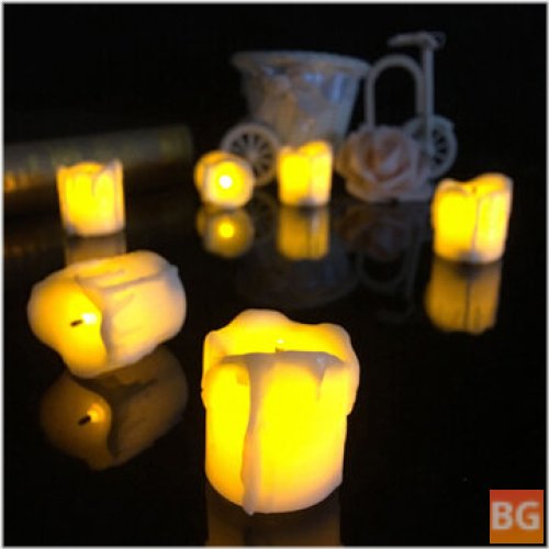 Candle Lamp with 4.3*4.5cm Round Base