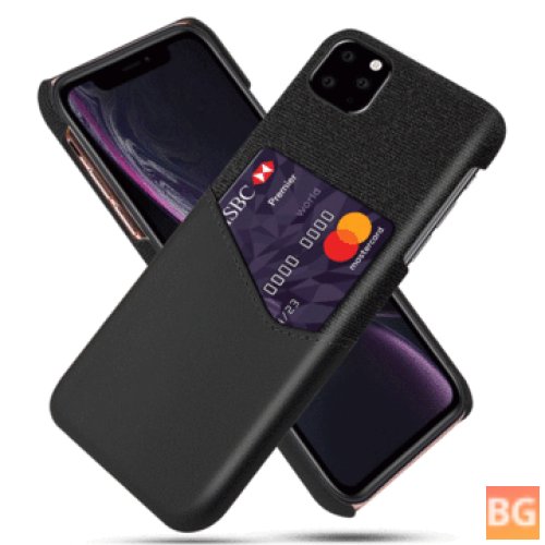 Luxury Leather Card Case for iPhone 11 Pro Max