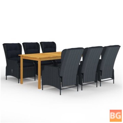 Garden Dining Set - Dark Gray