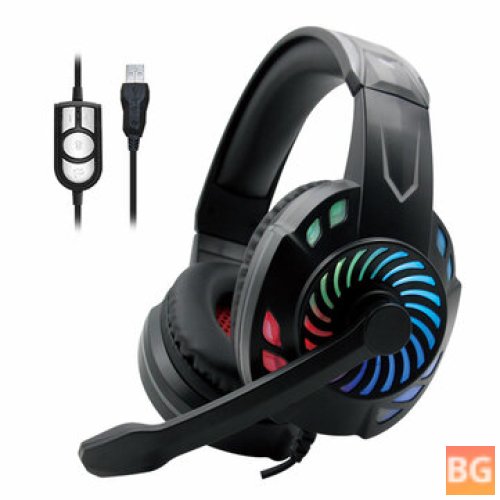 KOMC KM666 Gaming Headphones - Wired Headset with Mic and Noise Cancelling