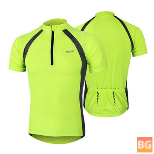ARSUXEO Cycling Shirt - Short Sleeves Sports Clothes
