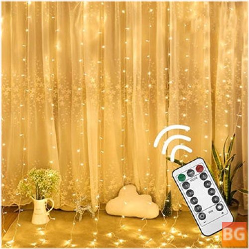 300LED Curtain Fairy Lights