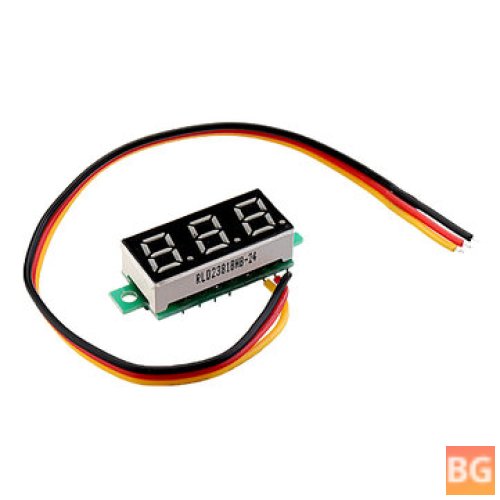 0-100V Digital Voltage Meter with Three-wire Cable