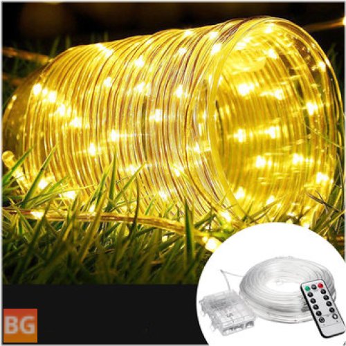 12V Battery Powered String Light - 8 Modes Remote Control Fairy Lamp