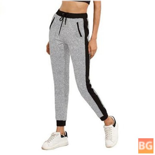 SUNNYME Sports Yoga Pants with Waist Pocket