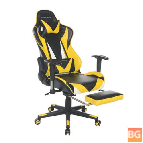 BlitzWolf® GW-GC2 Ergonomic Gaming Chair - 180°Reclining Adjustable Armrest Footrest - Widen Backrest Home Office