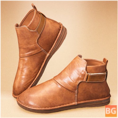 Slip-On Boots with Hook Loop