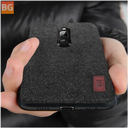 For Xiaomi Redmi 8 Case - Luxury Fabric Splice Soft Silicone Edge Shockproof Protective Case