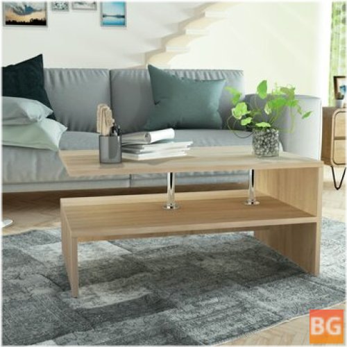 Chipboard Coffee Table with Doors 90x59x42