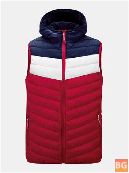 Warm and Hooded Vest for Men
