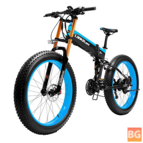 LANKELEISI XT750 PLUS Electric Bicycle with 17.5Ah Battery and 100km Range