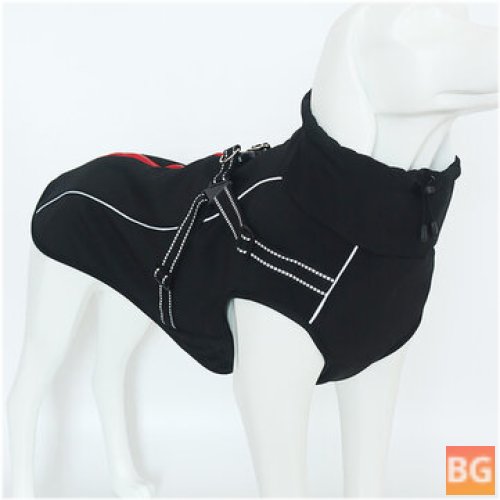 Waterproof Dog Jacket Reflective Small Clothes Coats Winter Warm Outdoor Suit
