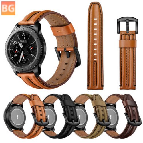 Bakeey Genuine Leather Smart Watch Band for Samsung Gear S3 (22mm)