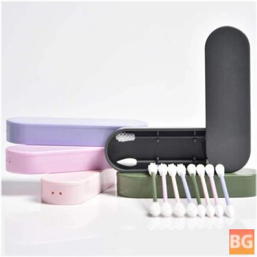 Reusable Silicone Cotton Swabs with Case