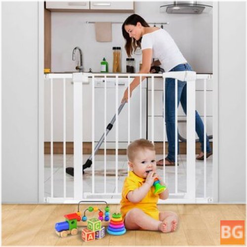 Extra Wide Baby Gate with Swing Door