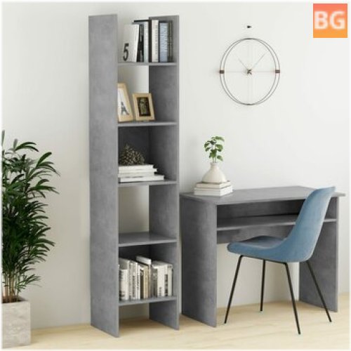 Book Cabinet - Gray 15.7