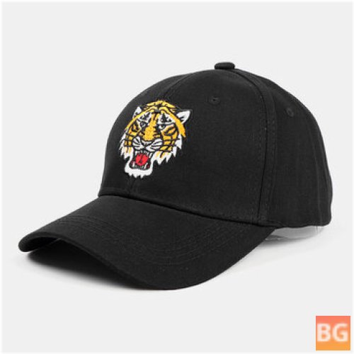 Sunvisor Hat for Men - Tiger Embroidery