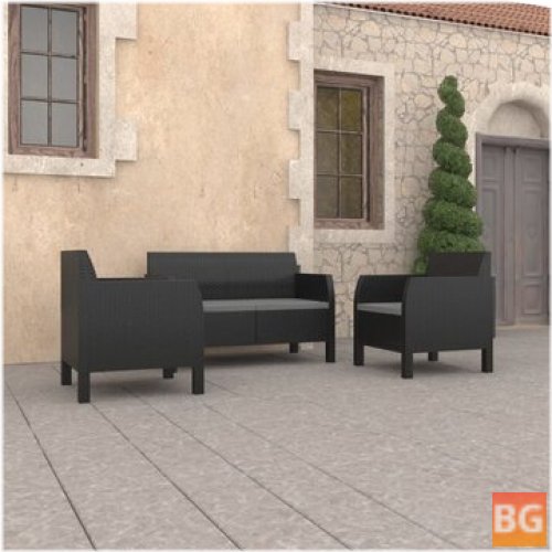 Garden Lounge Set with Cushions - PP