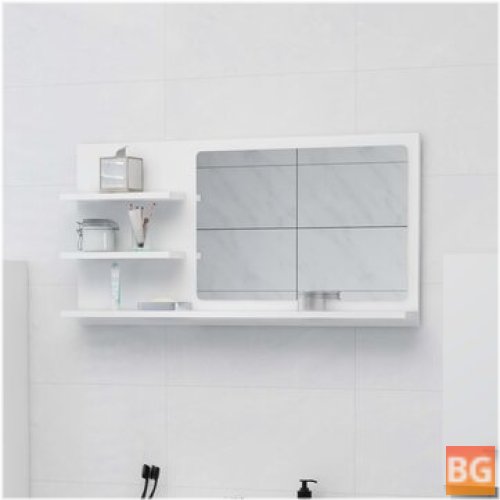 Bathroom Mirror - White - 35.4