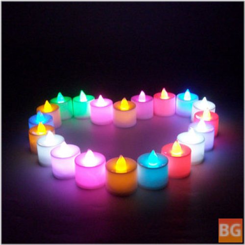 LED Tea Candle Lantern - Flameless Colorful