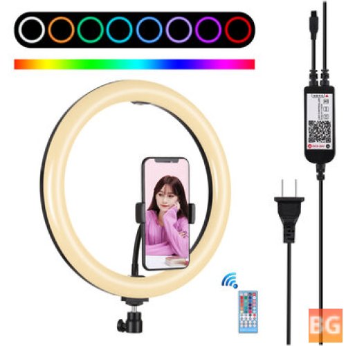 LED Ring Light with Remote Control for Selfie Vlogging and Live Streaming