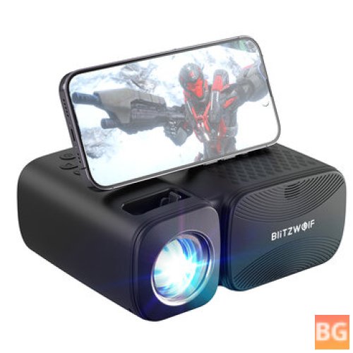 BlitzWolf® Mini Projector - 5G-WIFI, Bluetooth 5.0, 1080P, Portable Outdoor Movie