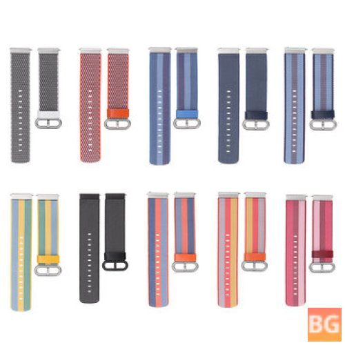 Nylon Loop Watch Band for Fitbit Versa Sport Watch