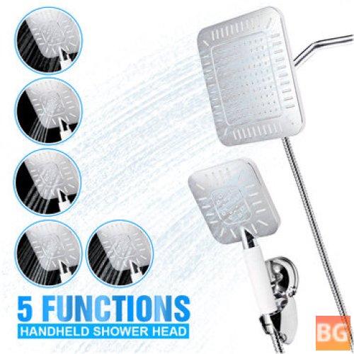 Shower Head with 5 Modes - Stainless Steel