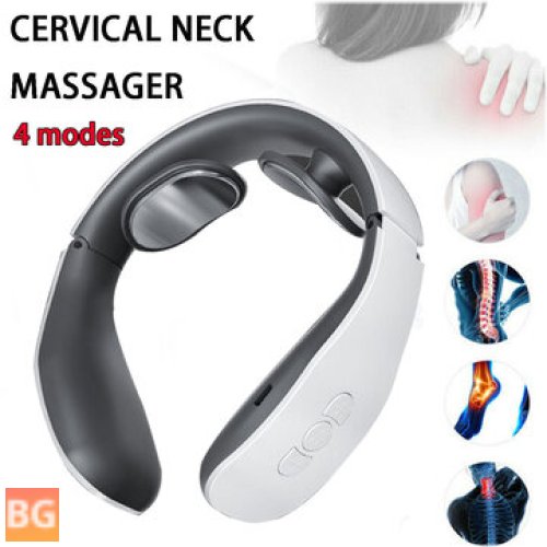 KESHENG U-shaped TENS Neck Massager with Magnetic Therapy