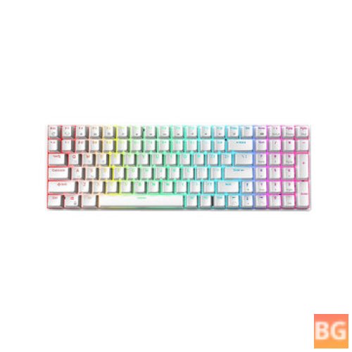 Keyboard with 100 Key triple mode, wireless, bluetooth, 5.0, 2.4Ghz, and type-C