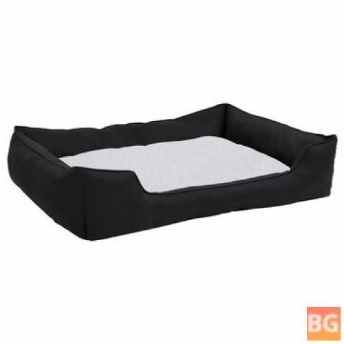 Dog Bed Linen - 65x50x20 cm - Black and White