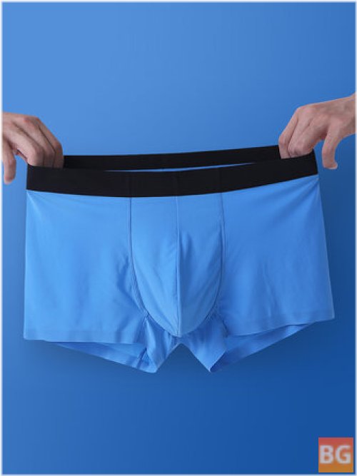 Mesh Briefs - Plain - Comfortable - 3D U - Pouch - Underwear