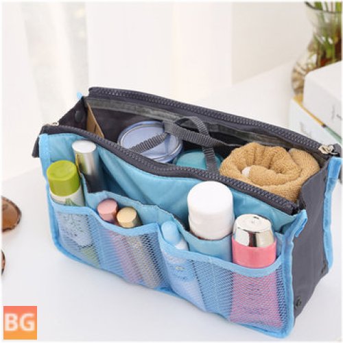 Portable Cosmetic Bag for Women - Large Capacity