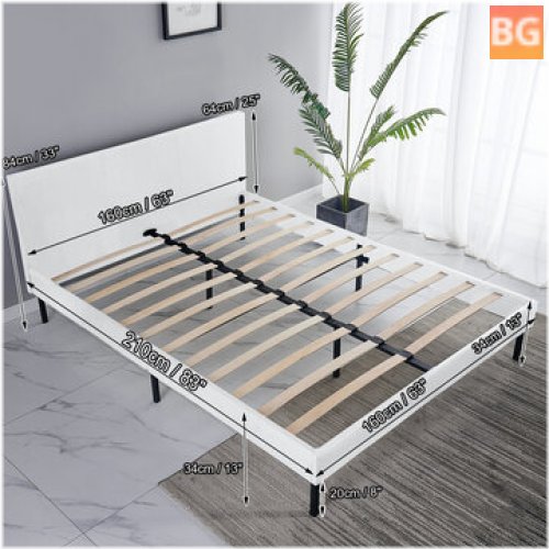 LUSIMO 83 Portable Bed Frame with Max. Loading Capacity of 250KG