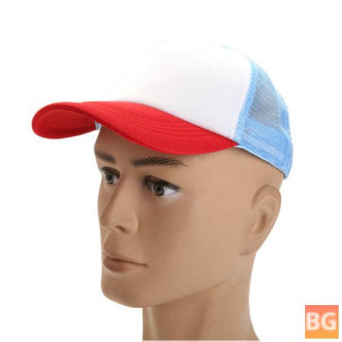 Kids Sunscreen Hat - Red, White and Blue