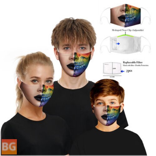 Dust-proof Mask with 2PC Filtration - Adult