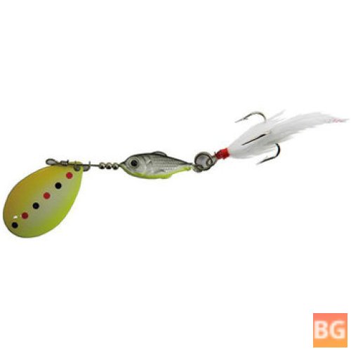 Abu Garcia Spoon Spinner Lure with Treble Hook and Feather