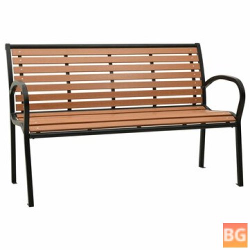 Garden Bench - 49.2" Steel and WPC