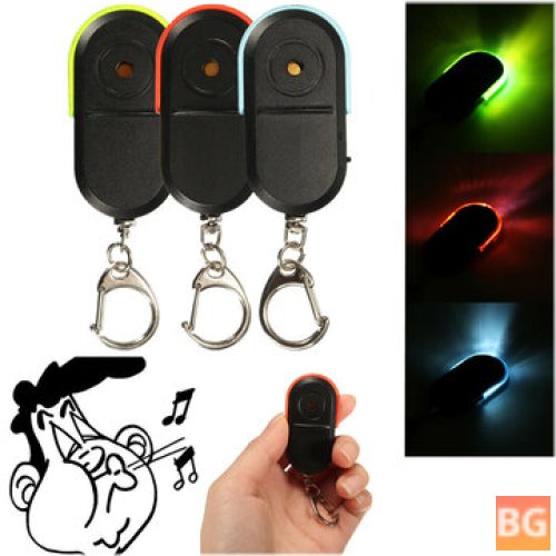Keychain Whistle with LED Light - Lost Alarm Key Finder