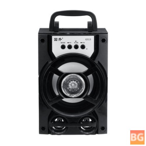 TF Card Bluetooth Speaker for Music and Radio - Size: WXHD (25mm x 25mm)