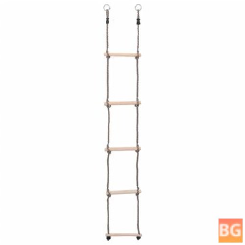 Vidaxl 93150 5-Step Ladder for Kindergarten Toy Outside