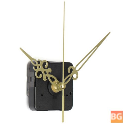 Gold Hands DIY Quartz Wall Clock with Movement Mechanism