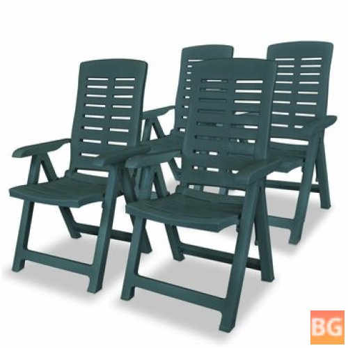 Green Reclining Garden Chairs