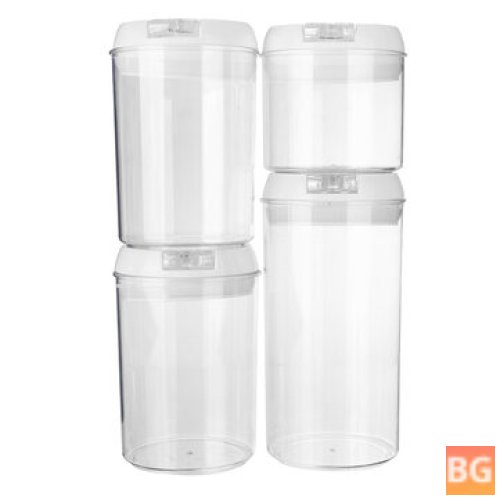 Plastic Food Storage Containers - Airtight Lids for Cereal Machine