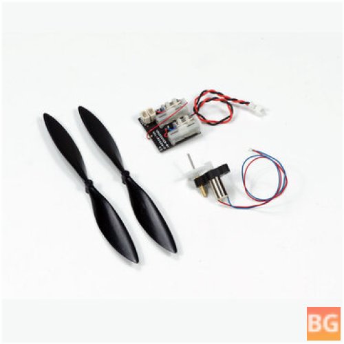 Hobby Wings RC Quadcopter with Brushed Motor, Propeller, and Receiver